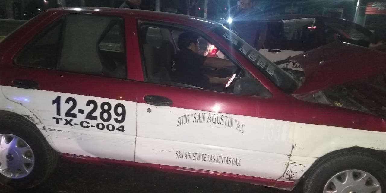 Taxista ebrio provoca accidente en Símbolos Patrios | El Imparcial de Oaxaca
