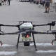 Sanitización con drones inicia en Oaxaca