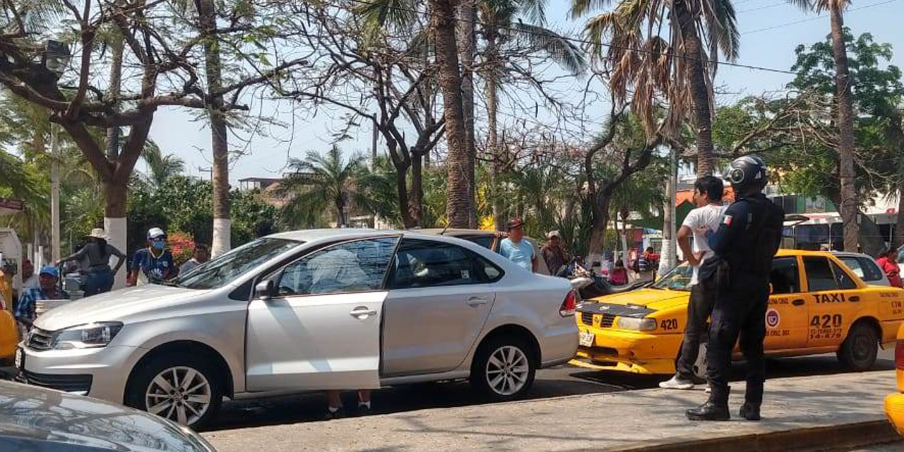 Taxista provoca accidente en Salina Cruz por imprudencia | El Imparcial de Oaxaca