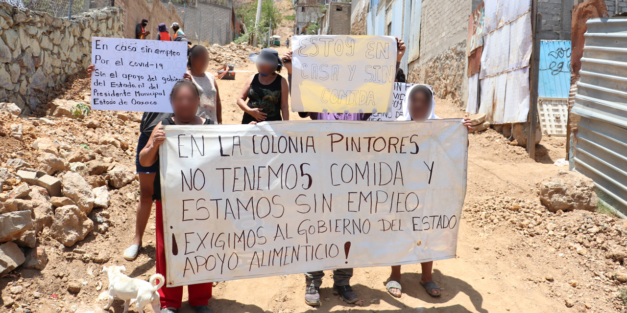 Familias y comerciantes de Oaxaca piden apoyos a gobierno por crisis | El Imparcial de Oaxaca
