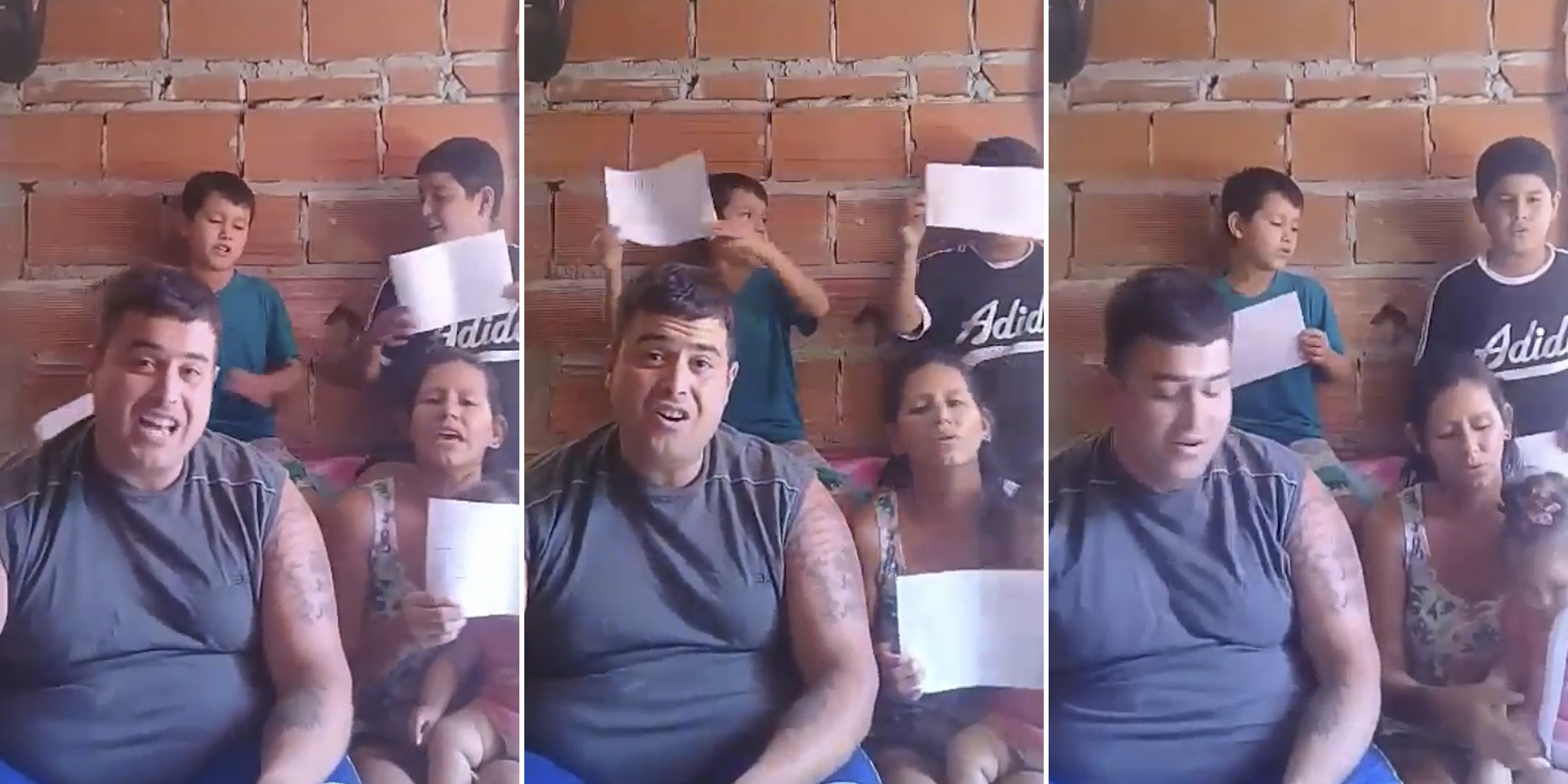 Video: familia compone tierna canción para concientizar sobre cuarentena y se vuelve viral