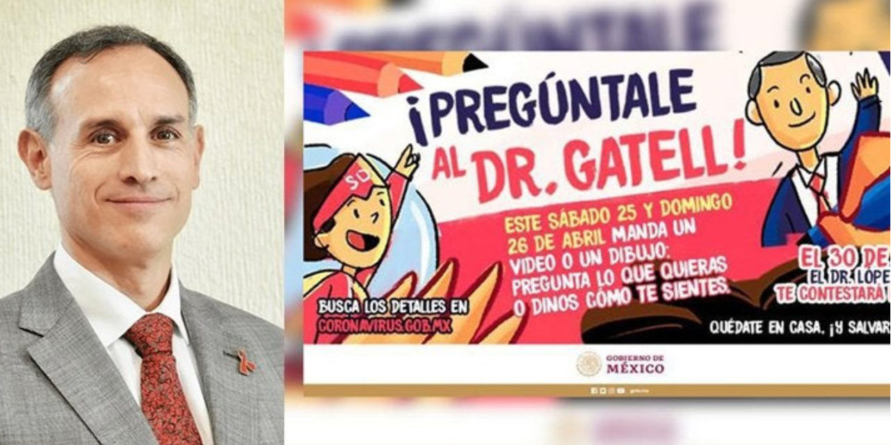 Video: preguntas de cientos de niños le llueven a López-Gatell