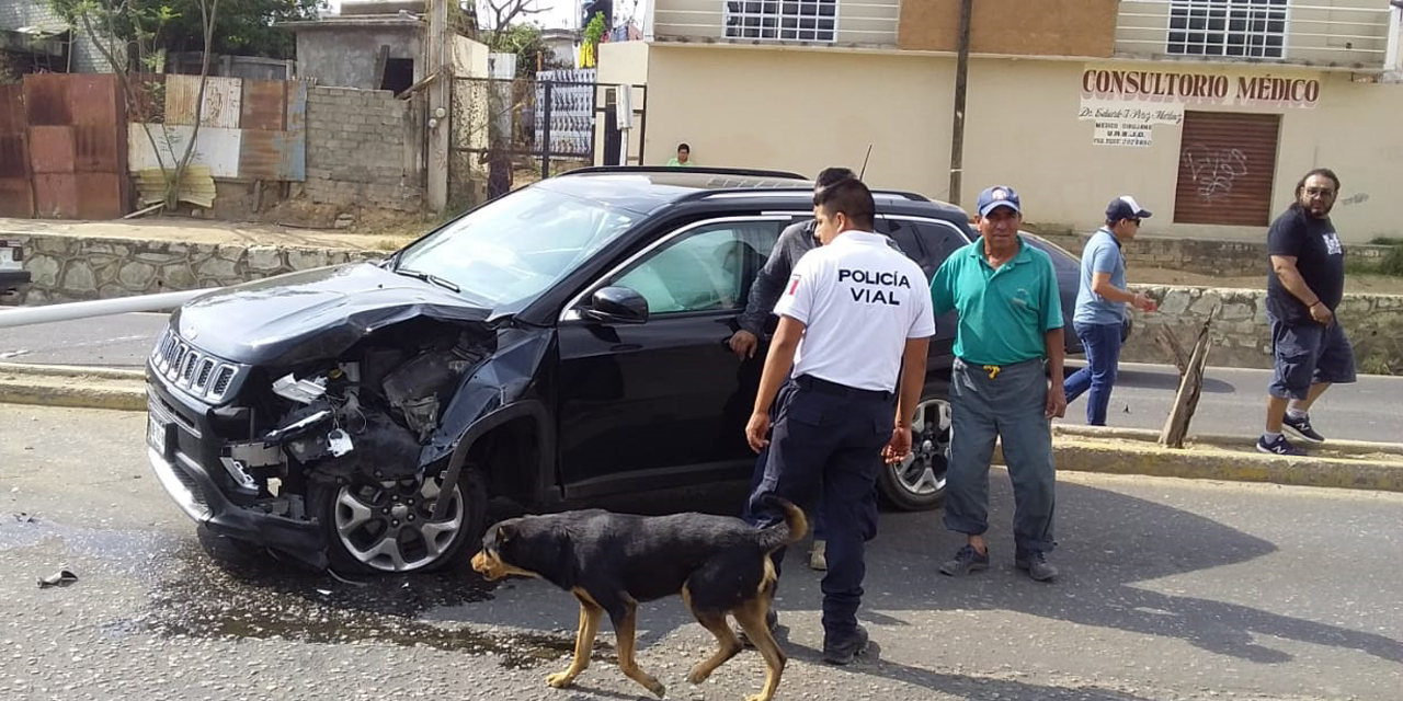 Ebrio choca contra poste en carretera a Cuilapam de Guerrero | El Imparcial de Oaxaca