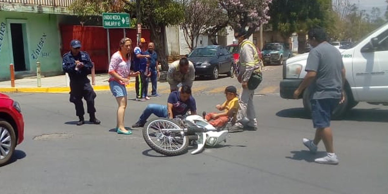 Motociclistas resultan malheridos en aparataso accidente | El Imparcial de Oaxaca