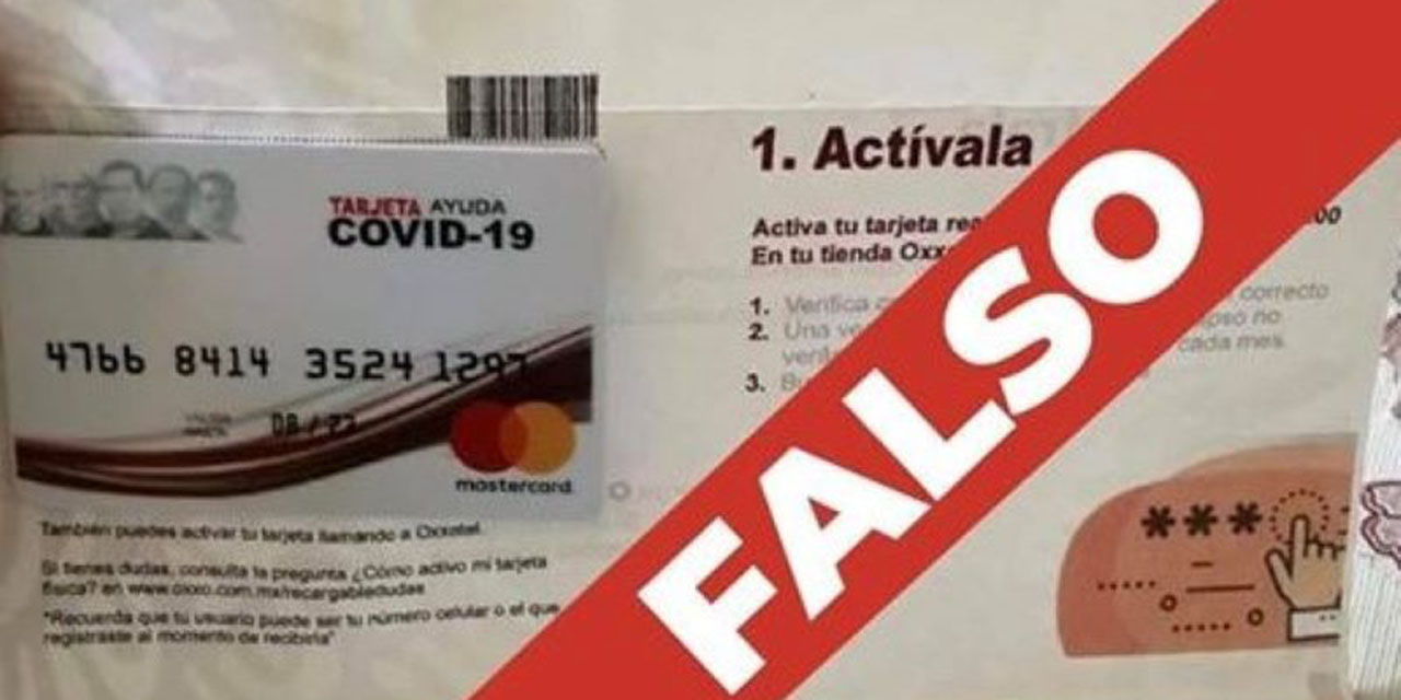 Estafadores visitan domicilios para ofrecer tarjetas falsas de Bienestar
