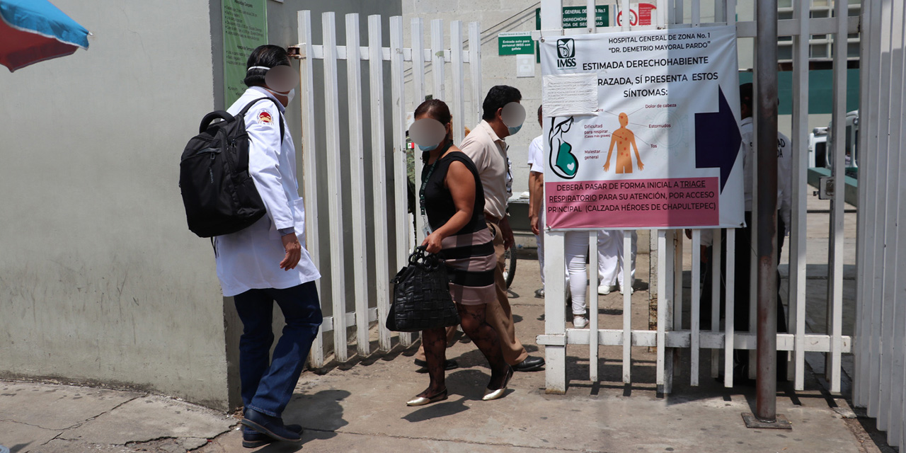 60 trabajadores de salud contagiados en Oaxaca