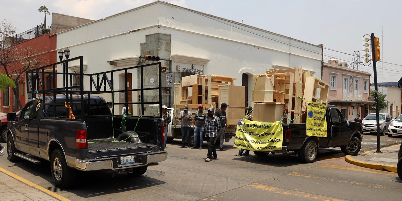 Vendedores de muebles protestan por crisis ante pandemia en Oaxaca | El Imparcial de Oaxaca