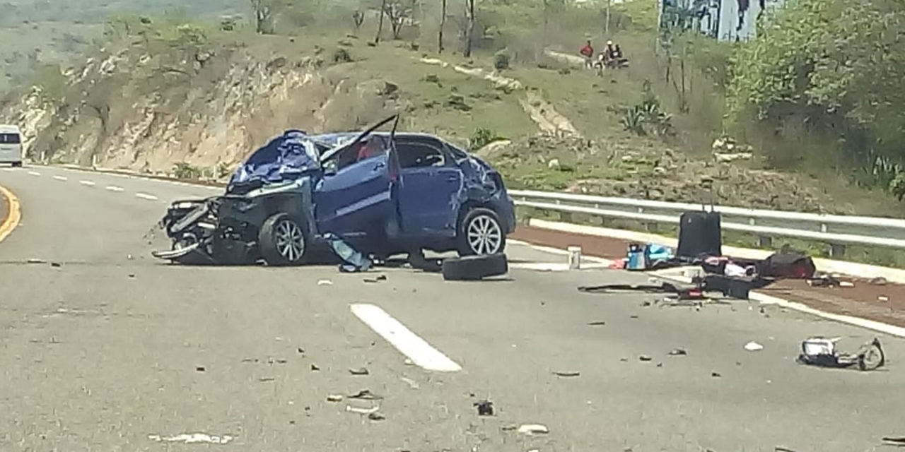 Aparatoso accidente deja 3 lesionados en carretera a San Andrés Zautla | El Imparcial de Oaxaca