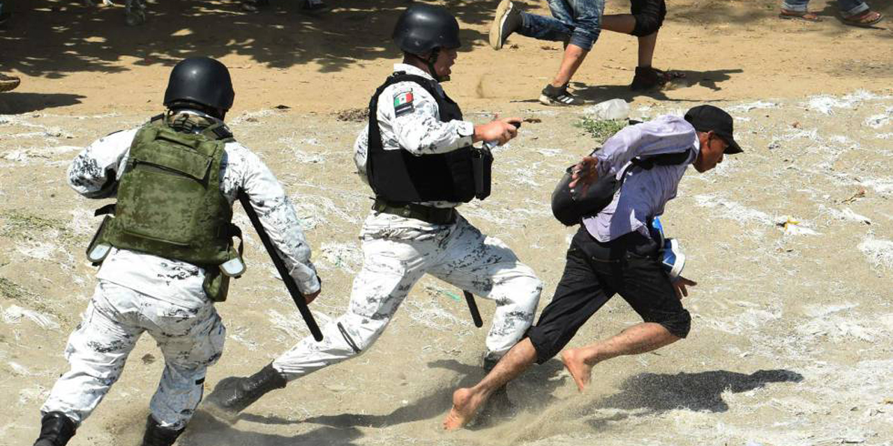 Guardia Nacional persigue delincuentes en Santo Domingo Petapa | El Imparcial de Oaxaca