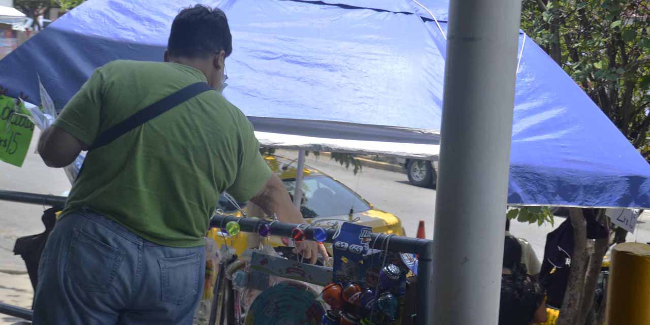 El ambulantaje se mantiene “inmune” al coronavirus en Oaxaca