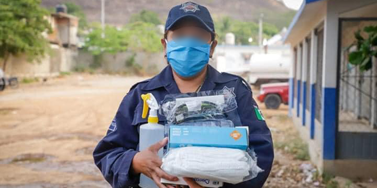 Oficiales de Tehuantepec reciben insumos sanitarios un mes después de aumentar contagios | El Imparcial de Oaxaca