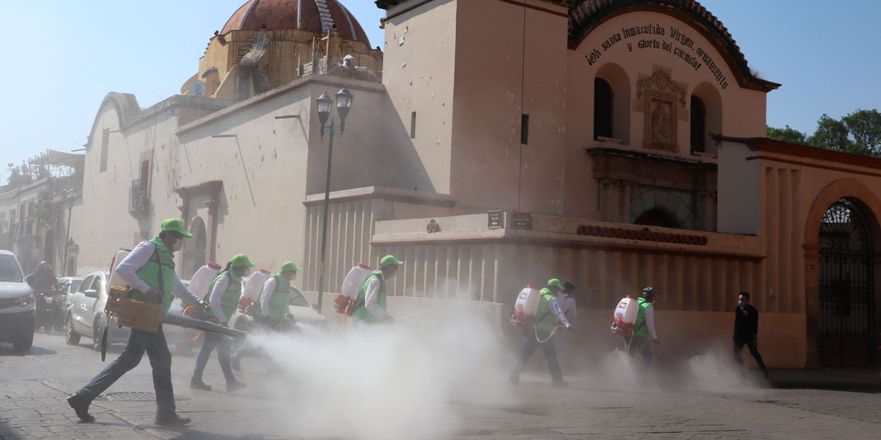 Sanitizan municipios con brotes de Covid-19 en Oaxaca | El Imparcial de Oaxaca
