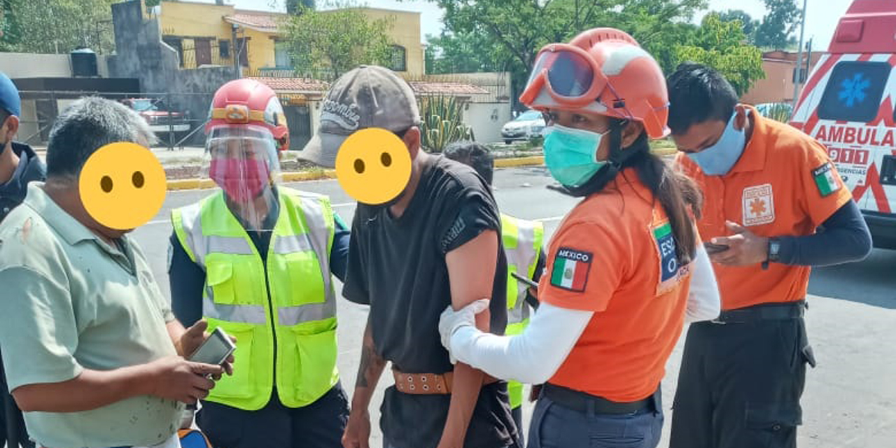 Ciclista convulsiona tras caer en San Sebastián Tutla | El Imparcial de Oaxaca
