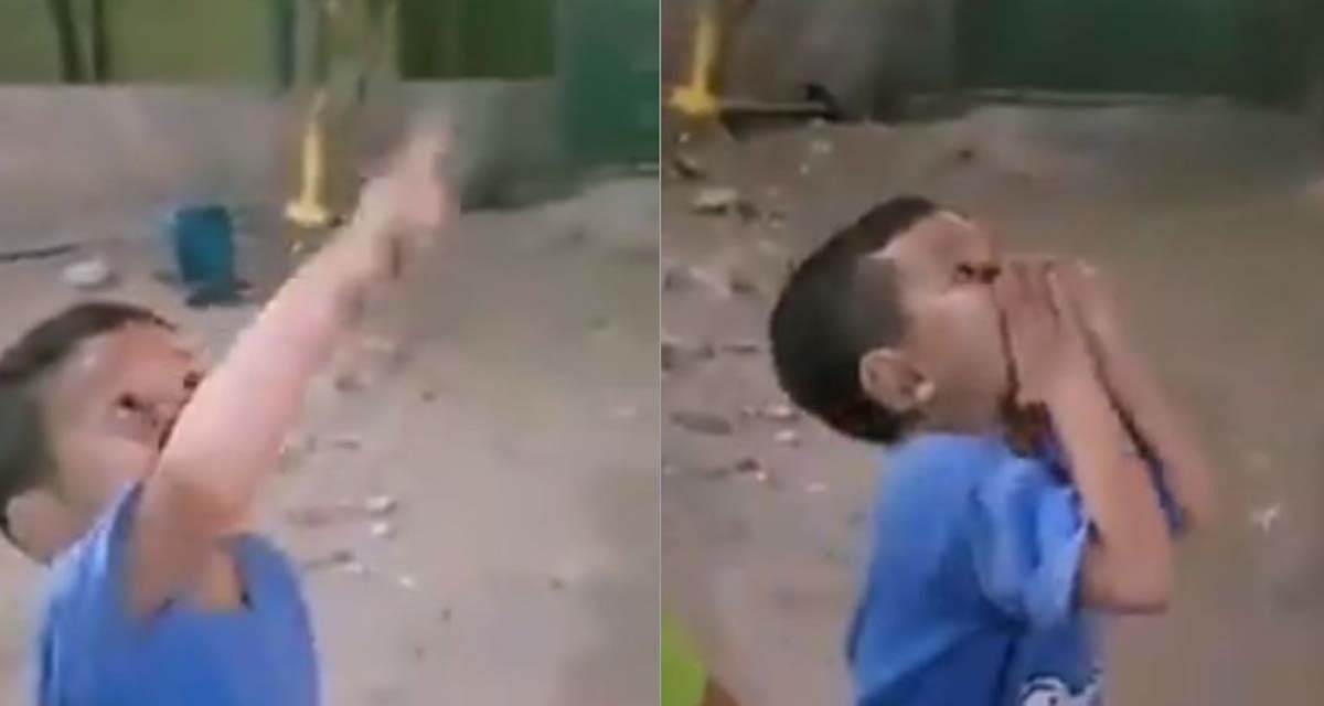 Video: Niño grita a las estrellas para poder hablar con su mamá fallecida