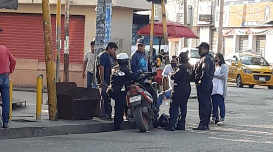 Atropellan a motociclista en la Central de Abasto | El Imparcial de Oaxaca
