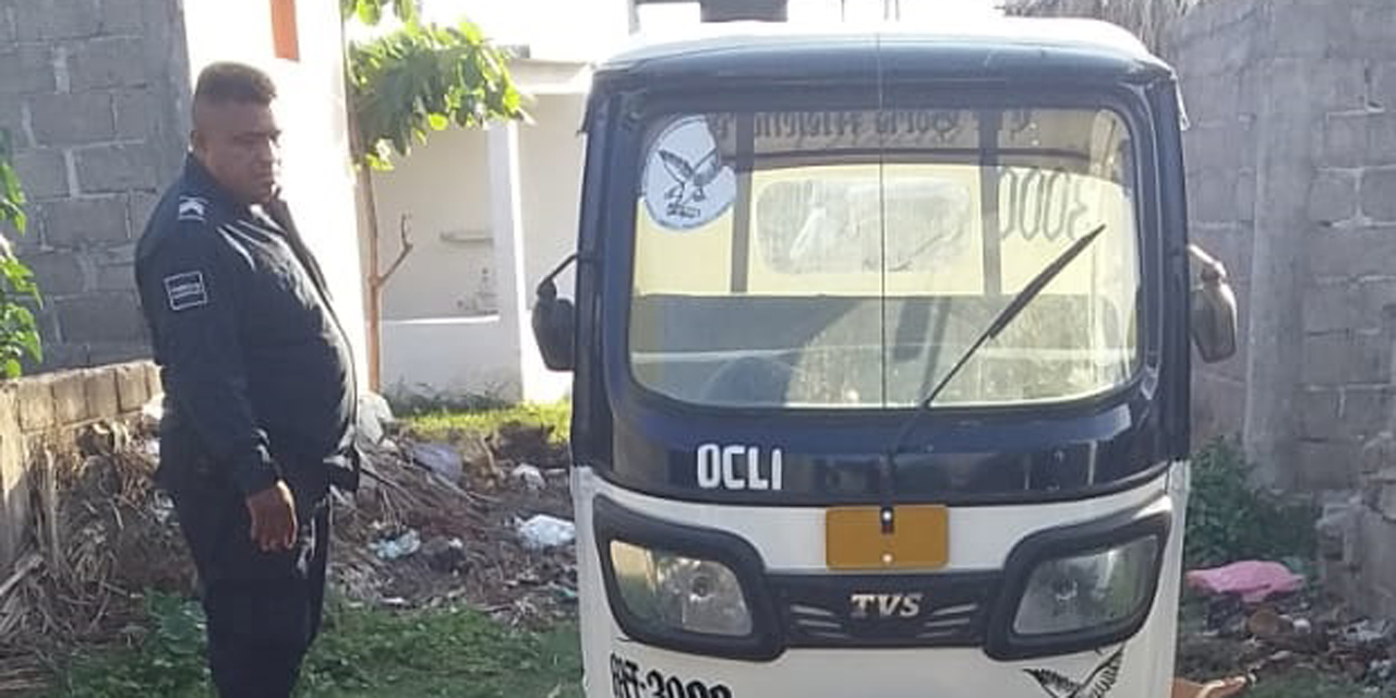 Asaltan a mototaxista en Juchitán