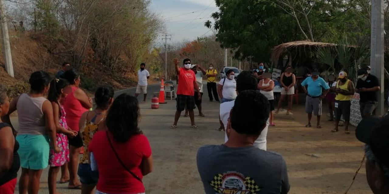 Pobladores de El Mazunte denuncian mal manejo de filtro sanitario