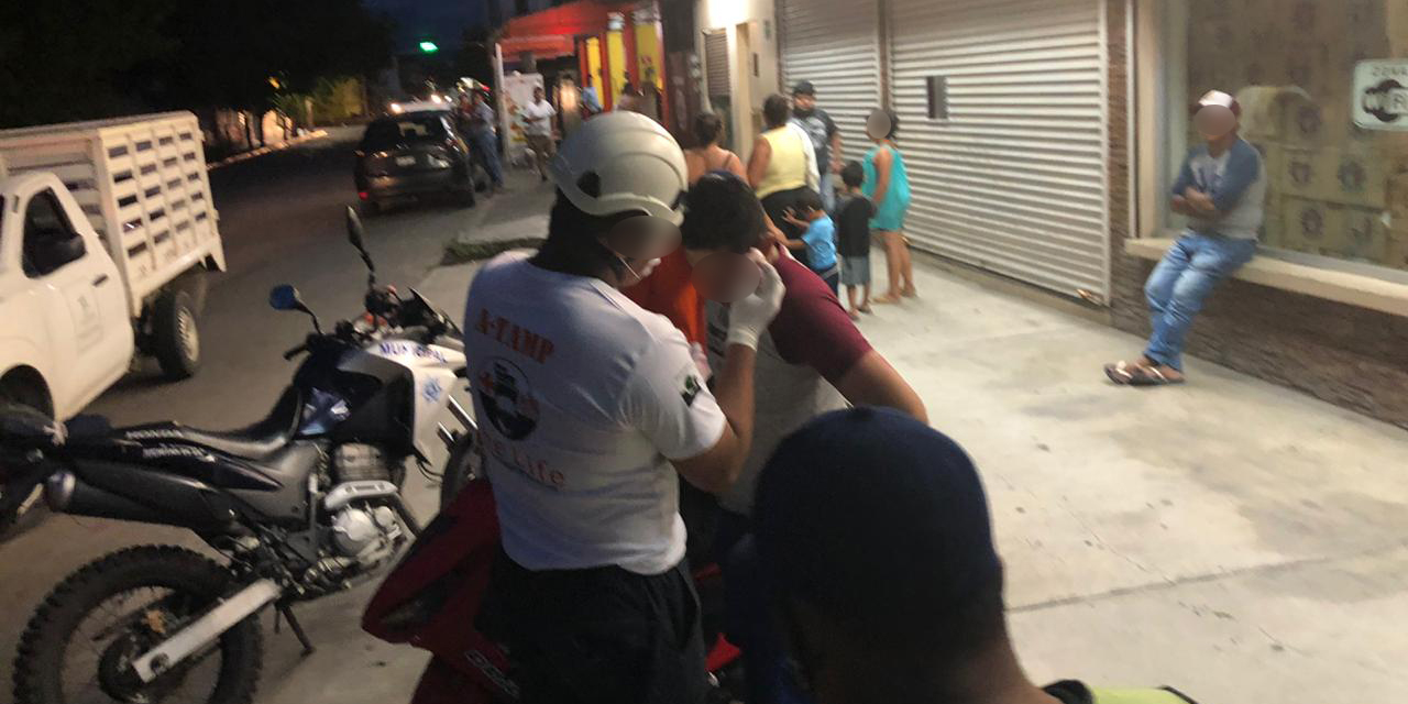 Motociclista derrapa en Juchitán | El Imparcial de Oaxaca