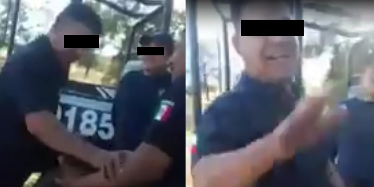 Captan a policías de  Santiago Suchilquitongo bebiendo en vía pública | El Imparcial de Oaxaca