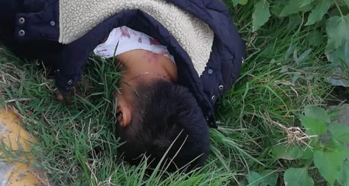 Parecía dormido sobre el pasto; tristemente estaba muerto, tenía un tiro en la nuca | El Imparcial de Oaxaca