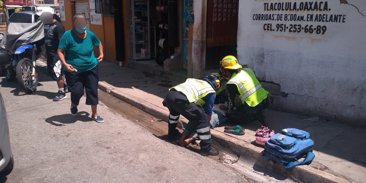 Ciclista cae y se corta el pecho en Oaxaca | El Imparcial de Oaxaca