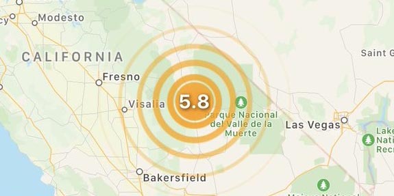 Se registra fuerte sismo en California, EU | El Imparcial de Oaxaca