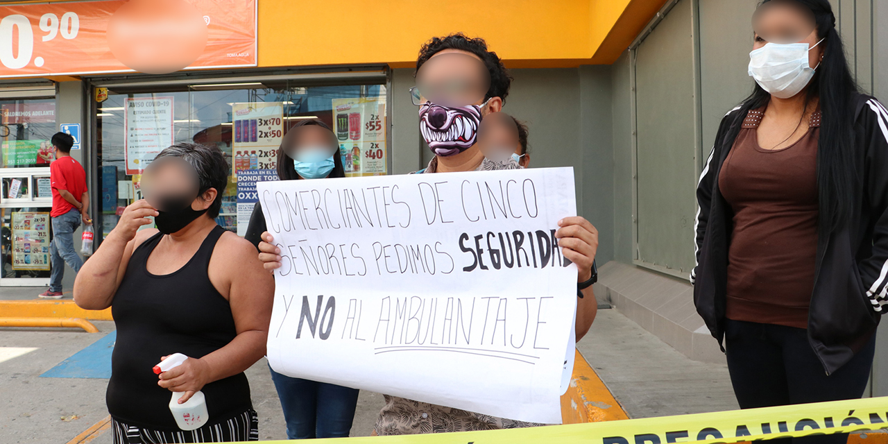 Denuncian inseguridad y ambulantaje en Cinco Señores | El Imparcial de Oaxaca