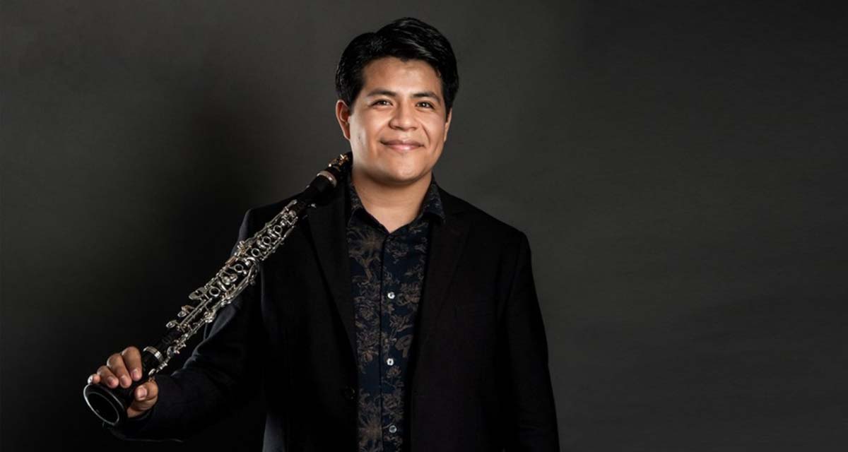 Emiliano Mendoza: clarinetista que anhela volver a los escenarios