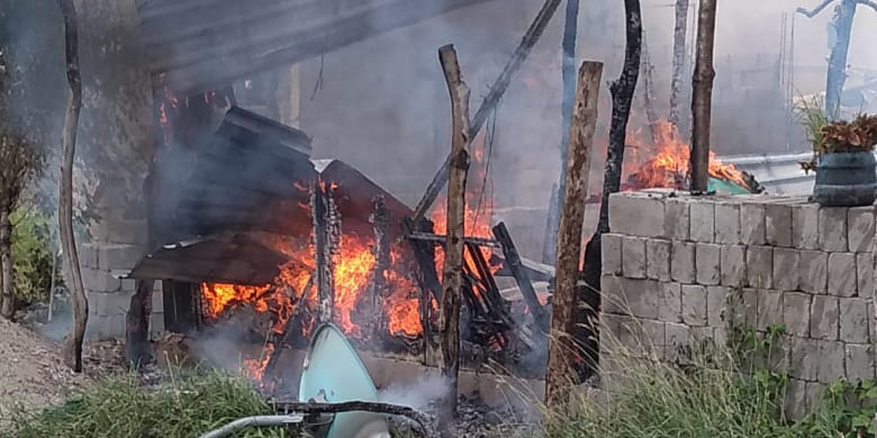 Se incendia humilde vivienda en Juchitán | El Imparcial de Oaxaca