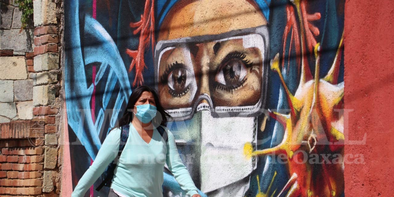 Primera línea, mural en homenaje al personal médico de Oaxaca | El Imparcial de Oaxaca