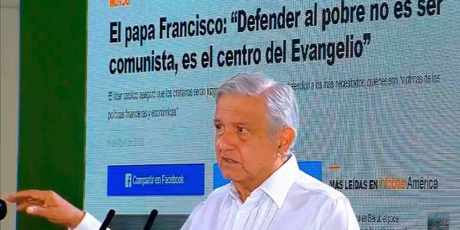 ‘Defender al pobre no es ser comunista’: cita López Obrador al Papa | El Imparcial de Oaxaca
