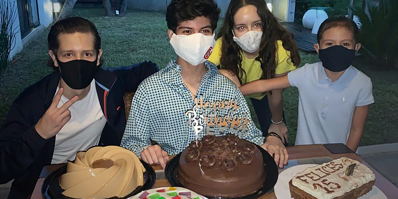 Pepe compartió un rico pastel de cumpleaños