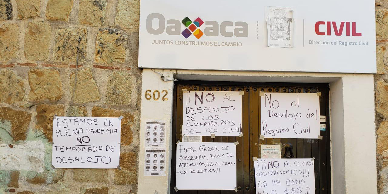 Rechazan cambio de sede del Registro Civil de Oaxaca | El Imparcial de Oaxaca