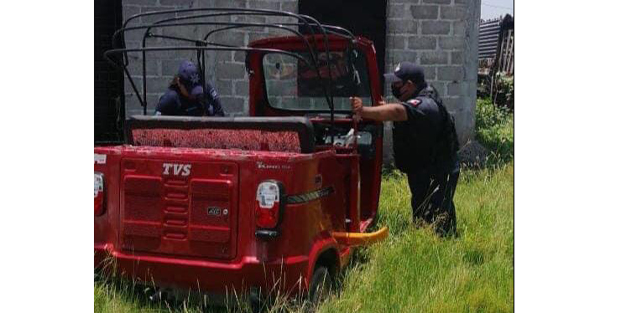 Desmantelan y abandonan mototaxi robado en Xadani | El Imparcial de Oaxaca Desmantelan y abandonan mototaxi robado en Xadani | El Imparcial de Oaxaca