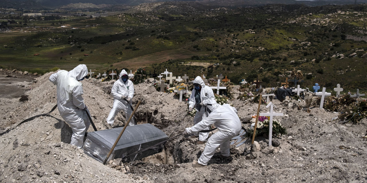 Suben a 14,592 los casos de Covid-19 en Oaxaca; hay 1,352 fallecidos