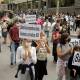Madrileños protestan por nuevas restricciones de movilidad por el Covid-19
