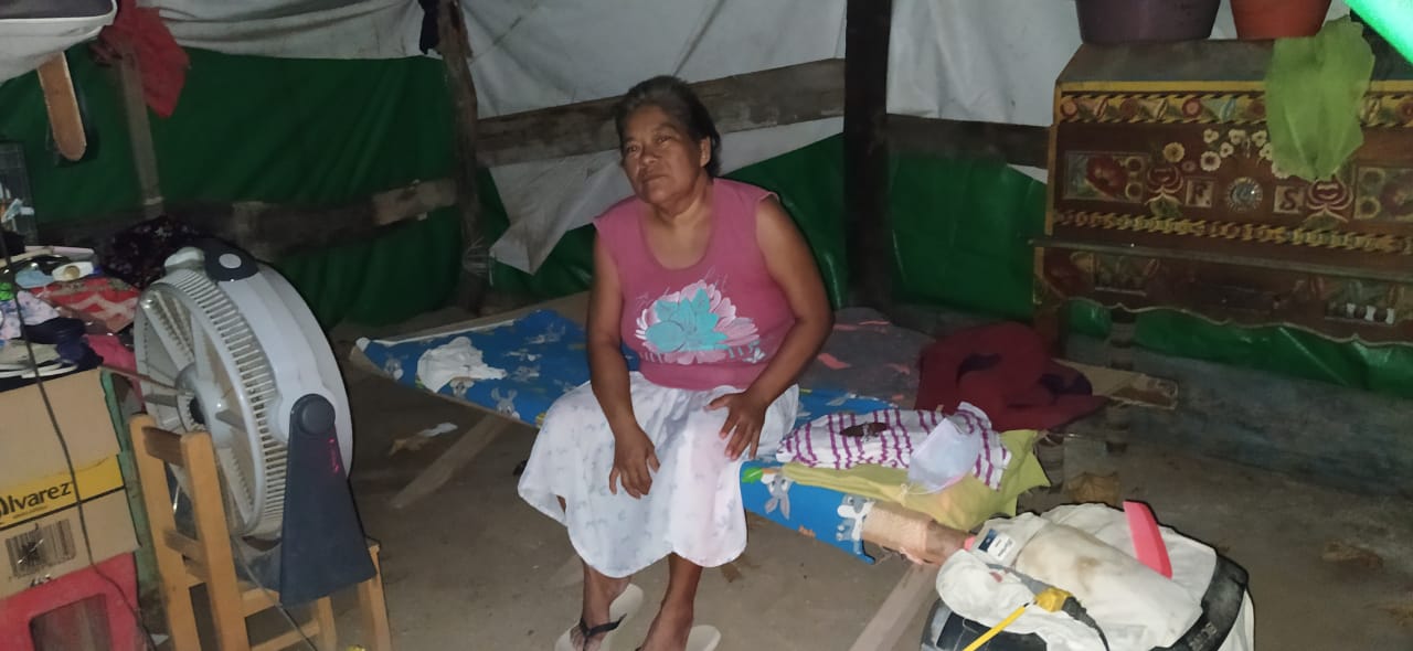 Familias del Istmo, viven bajo lonas desde el terremoto del 2017