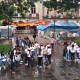 “Enfría” lluvia protesta de normalistas por 43