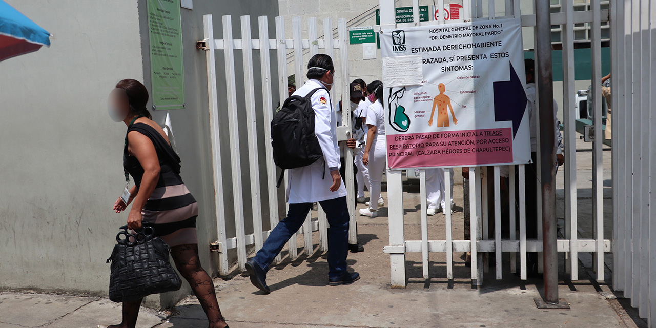 IMSS improvisa Hospital Covid en Oaxaca