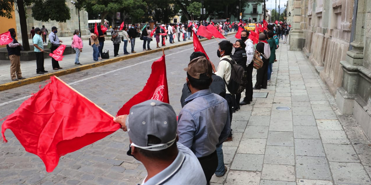 Protesta Antorcha Campesina en la ciudad de Oaxaca | El Imparcial de Oaxaca