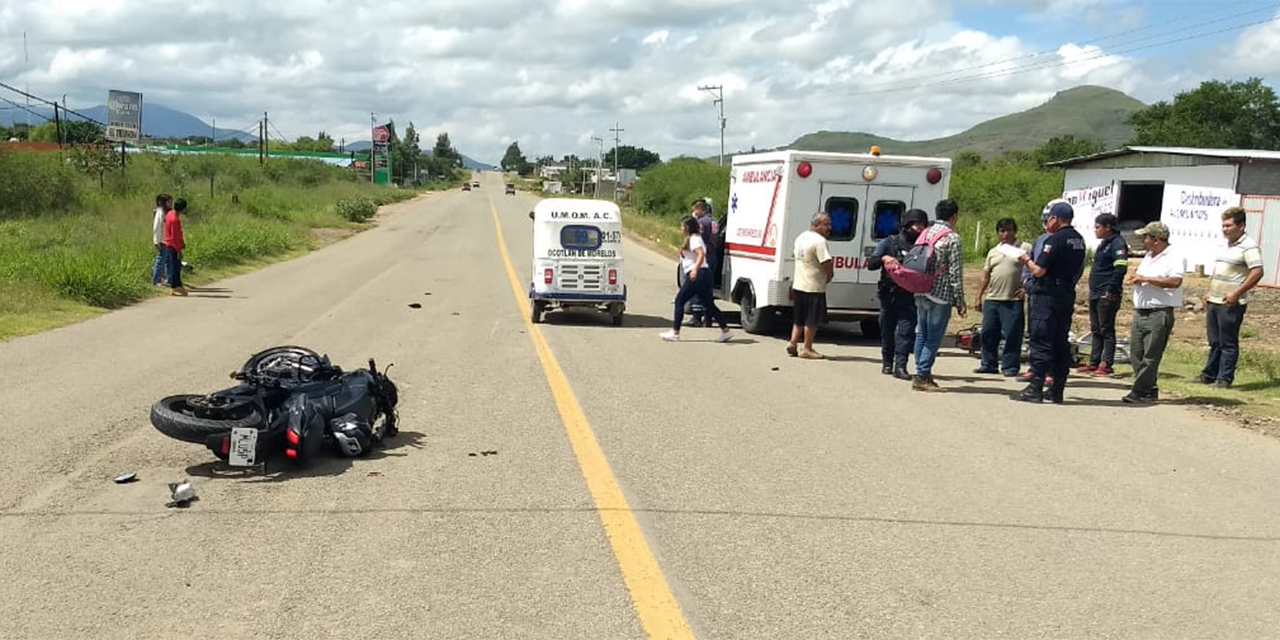 Motociclista fallece tras accidente en carretera a Ocotlán | El Imparcial de Oaxaca