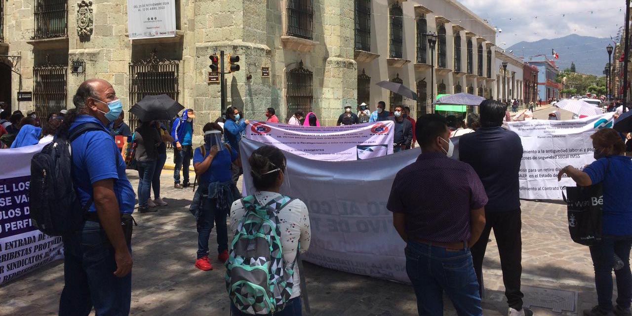 Salen a las calles sindicalizados del Conalep | El Imparcial de Oaxaca