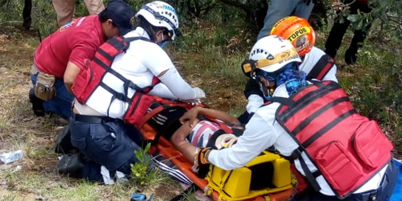 Ciclista cae a barranco en Zaachila | El Imparcial de Oaxaca