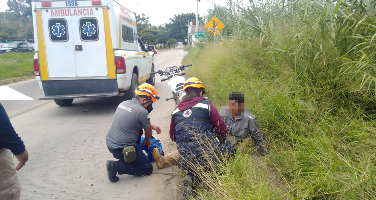 Conductor desconocido arrolla a motociclista en Xoxo | El Imparcial de Oaxaca