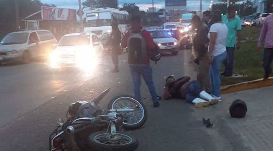 Motociclista repartidor atropella a una señora en Xoxo | El Imparcial de Oaxaca