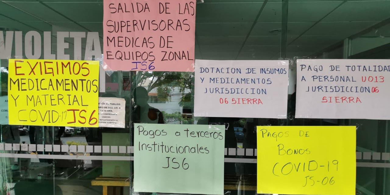 Trabajadores de SSO en la Sierra protestan por pago de adeudos | El Imparcial de Oaxaca