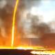 VIDEO: Capta enorme remolino de fuego en California