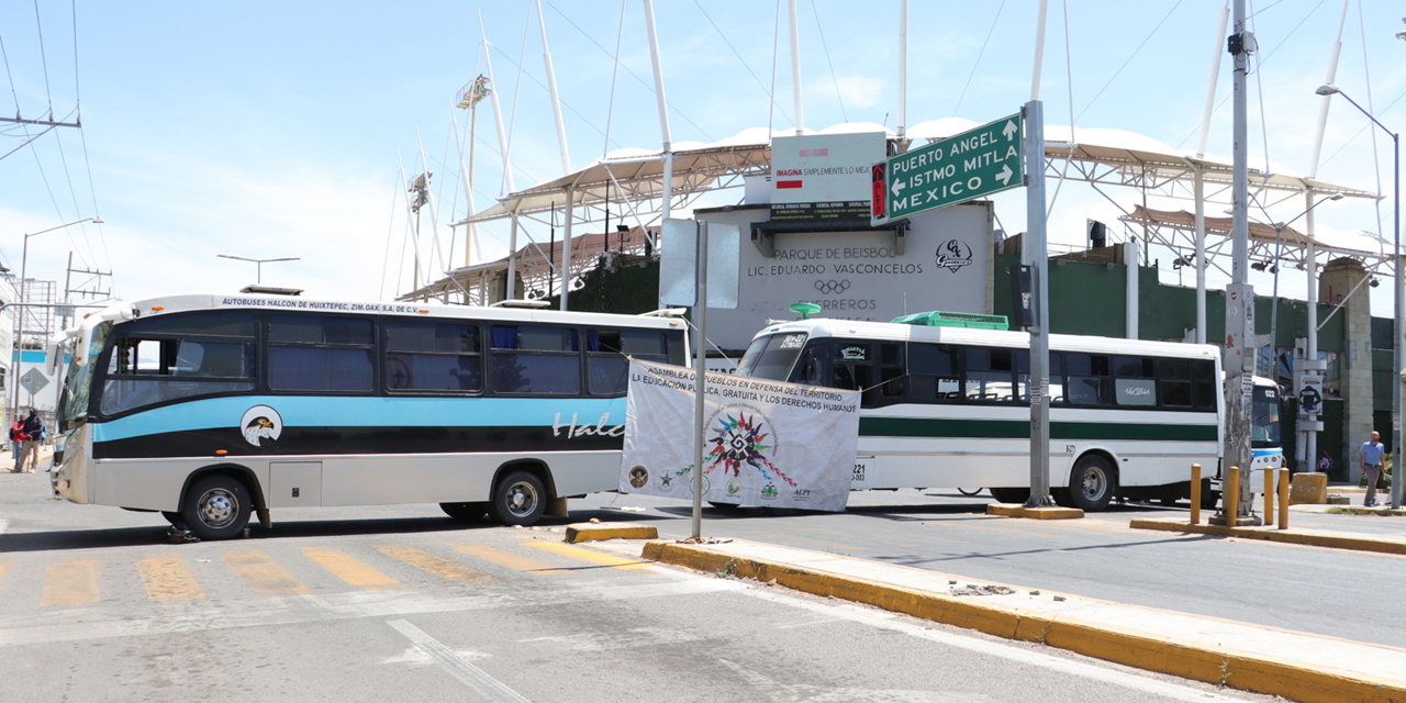 Actualización de bloqueos en Oaxaca