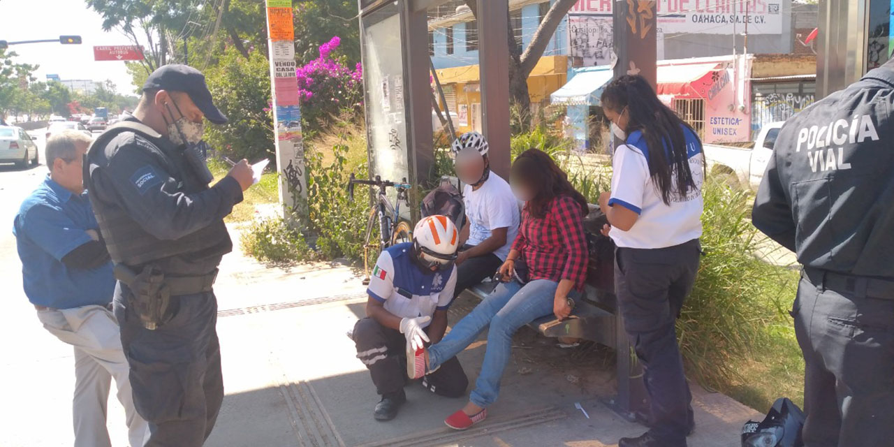 Ciclista atropella a mujer en carretera Etla-Oaxaca | El Imparcial de Oaxaca