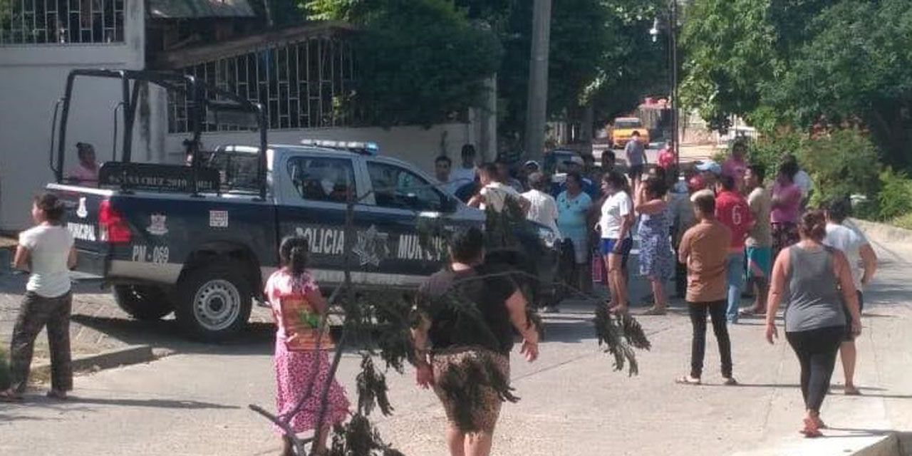 Intentan linchar a ladrón en Salina Cruz